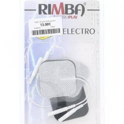 Rimba 4 Patchs électro Adhesifs -Vestiaire Fetish Soldes 4 patchs electro adhesifs 3