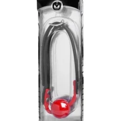 Master Series Bâillon-boule Pleine Noir/rouge -Vestiaire Fetish Soldes baillon boule pleine noirrouge 2