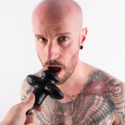 Rubber Fetish Baillon Papillon Latex -Vestiaire Fetish Soldes baillon papillon latex 2