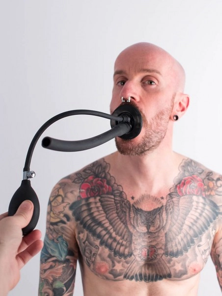 Rubber Fetish Baillon Tube Gonflable Latex 1 Rubber Fetish Baillon Tube Gonflable Latex