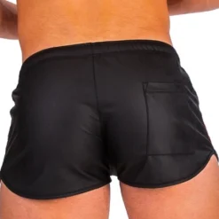 Barcode Berlin Short Byron Bandes Bleues -Vestiaire Fetish Soldes barcode berlin short byron bandes bleues 2