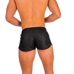 Barcode Berlin Short Byron Bandes Bleues -Vestiaire Fetish Soldes barcode berlin short byron bandes bleues 4