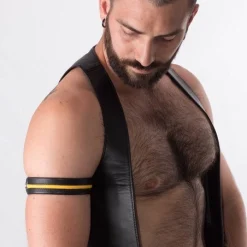 RoB Accessoires Brassard Cuir Ajustable -Vestiaire Fetish Soldes brassard cuir ajustable 13