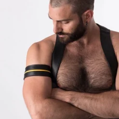 RoB Accessoires Brassard Large Ajustable Pressions -Vestiaire Fetish Soldes brassard large ajustable pressions 11