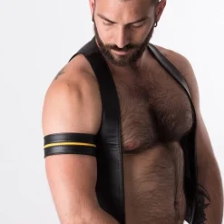 RoB Accessoires Brassard Large Ajustable Pressions -Vestiaire Fetish Soldes brassard large ajustable pressions 12