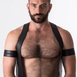 RoB Accessoires Brassard Large Ajustable Pressions -Vestiaire Fetish Soldes brassard large ajustable pressions 40