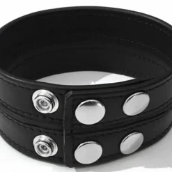 RoB Accessoires Brassard Large Ajustable Pressions -Vestiaire Fetish Soldes brassard large ajustable pressions 42
