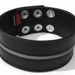 RoB Accessoires Brassard Large Ajustable Pressions -Vestiaire Fetish Soldes brassard large ajustable pressions 53