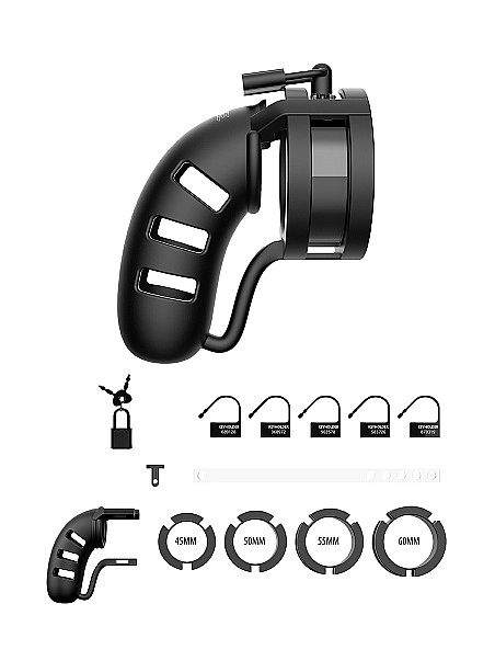 Cage De Chasteté Souple Avec Séparateur De Couilles "19" (noire) - Mancage 3 Cage De Chasteté Souple Avec Séparateur De Couilles "19" (noire) - Mancage – Image 3