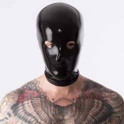 Rubber Fetish Cagoule Anatomique En Latex