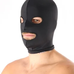 Autres Cagoule Anonyme Spandex, 3 Orifices -Vestiaire Fetish Soldes cagoule anonyme spandex 3 orifices 2