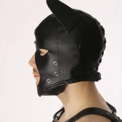 Bruthal Gear Cagoule Chien Cuir -Vestiaire Fetish Soldes cagoule chien cuir bruthal gear 4