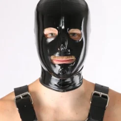 Cagoule Latex, Zippé