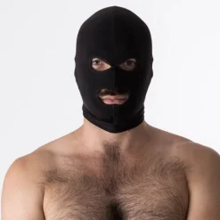 Autres Cagoule Spandex, 3 Trous -Vestiaire Fetish Soldes cagoule spandex 3