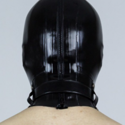 Cagoule Totale En Latex Avec Zip Et Cadenas - Latex 101 -Vestiaire Fetish Soldes cagoule totale en latex avec zip et cadenas latex 101 5