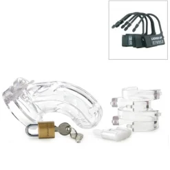 CB-X Cage De Chasteté The Curve -Vestiaire Fetish Soldes cb x cage de chastete the curve 4