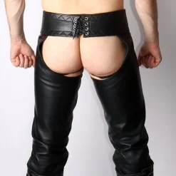 Chaps RoB Cuir -Vestiaire Fetish Soldes chaps rob cuir 1