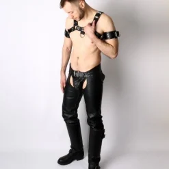 Chaps RoB Cuir -Vestiaire Fetish Soldes chaps rob cuir 2