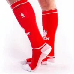 Brutus Chaussettes Hautes Party Socks Fuck (plusieurs Coloris) -Vestiaire Fetish Soldes chaussettes hautes party socks fuck plusieurs coloris 10