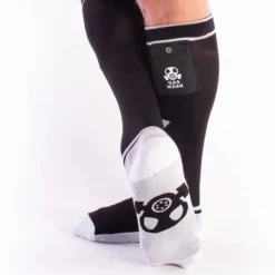 Brutus Chaussettes Hautes Party Socks Gas Mask (plusieurs Coloris) -Vestiaire Fetish Soldes chaussettes hautes party socks mask plusieurs coloris 3
