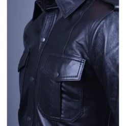 Mr. Riegillio Chemise En Cuir Manches Longues - Mr Riegillio 9 Mr. Riegillio Chemise En Cuir Manches Longues - Mr Riegillio -Vestiaire Fetish Soldes chemise en cuir manches longues mr riegillio 4