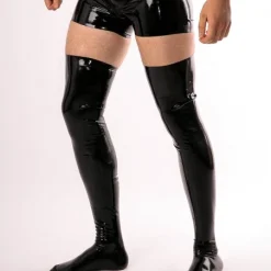 Rubber Fetish Cho7 Montantes (stockings) En Latex -Vestiaire Fetish Soldes cho7 montantes stockings en latex 1