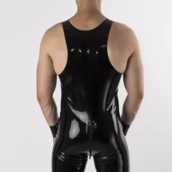 RoB Latex Et Néoprène Combinaison Bretelles Latex -Vestiaire Fetish Soldes combinaison bretelles latex 3