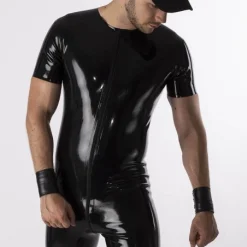 RoB Latex Et Néoprène Combinaison Courte Latex -Vestiaire Fetish Soldes combinaison courte latex 4