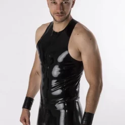 RoB Latex Et Néoprène Débardeur Y Zip Latex -Vestiaire Fetish Soldes debardeur y zip latex 1