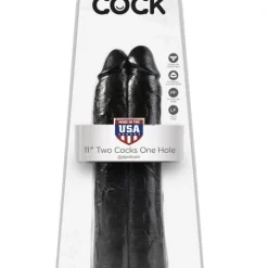 Pipedream Double Gode Ventouse King Cock 30,5 Cm X 9,1 Cm -Vestiaire Fetish Soldes double gode ventouse king cock 3