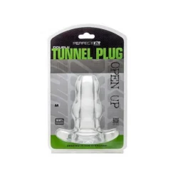 Double Plug Tunnel Creux (translucide) - Perfect Fit -Vestiaire Fetish Soldes double plug tunnel translucide perfect fit 8