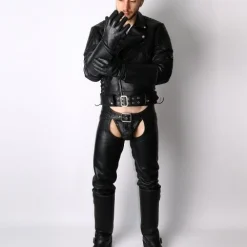 Gantelets En Cuir Renforcé -Vestiaire Fetish Soldes gantelets en cuir renforce 8