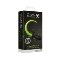 Ouch! Plug Queue De Chien Phosphorescent -Vestiaire Fetish Soldes gode ejaculateur beast 64 11
