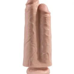 Pipedream Gode Ventouse Double King Cock 25,4 Cm X 7,3 Cm -Vestiaire Fetish Soldes gode ventouse double king cock 2