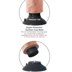 Pipedream Gode Ventouse Vibrant King Cock 8' - 17,8 X 4,8 Cm -Vestiaire Fetish Soldes gode ventouse vibrant 9