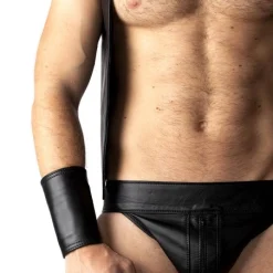 RoB Accessoires Grand Bracelet Porte-billets Cuir -Vestiaire Fetish Soldes grand bracelet porte billets cuir 1