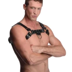 Harnais De Torse Avec Cockring - Strict Leather -Vestiaire Fetish Soldes harnais de torse avec cockring strict leather 3