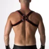 RoB Accessoires Harnais Epaules Bords Rouges En Cuir Souple