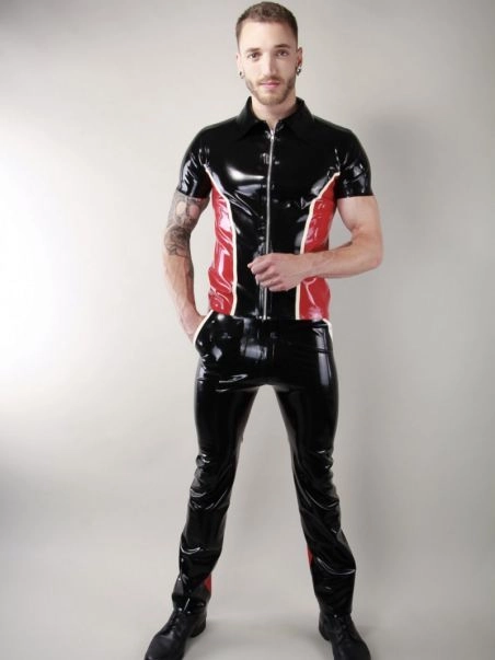 Jeans Bicolore Contrast - Latex 101 3 Jeans Bicolore Contrast - Latex 101 – Image 3