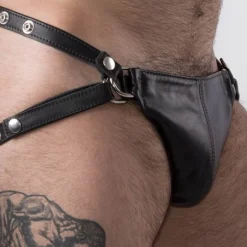 Rob Jockstrap Coque Amovible Cuir