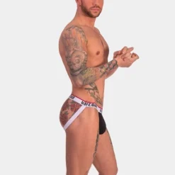 Barcode Berlin Jockstrap Cosme 9 Barcode Berlin Jockstrap Cosme -Vestiaire Fetish Soldes jockstrap cosme barcode 3