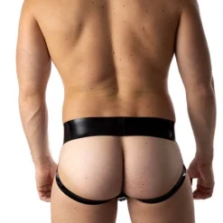 RoB Latex Et Néoprène Jockstrap Zip Blanc/noir Latex -Vestiaire Fetish Soldes jockstrap zip blanc noir latex 2