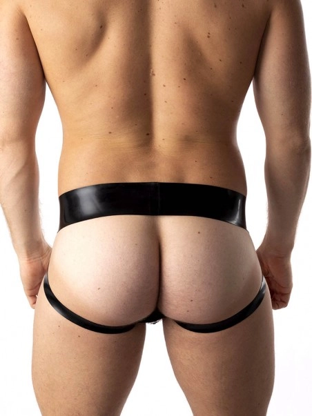 RoB Latex Et Néoprène Jockstrap Zip Rouge/noir Latex 3 RoB Latex Et Néoprène Jockstrap Zip Rouge/noir Latex – Image 3