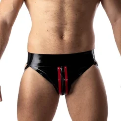 RoB Latex Et Néoprène Jockstrap Zip Rouge/noir Latex 7 RoB Latex Et Néoprène Jockstrap Zip Rouge/noir Latex -Vestiaire Fetish Soldes jockstrap zip rouge noir latex 3