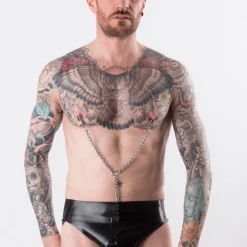 Rimba Kit Pinces à Tétons, Chaine Métal Et Cockring -Vestiaire Fetish Soldes kit pinces a tetons chaine metal et cockring 2