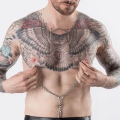 Rimba Kit Pinces à Tétons, Chaine Métal Et Cockring