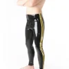 RoB Latex Et Néoprène Legging Fullzip Bandes Jaunes