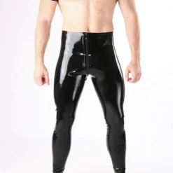 RoB Latex Et Néoprène Legging Fullzip Bandes Rouges 8 RoB Latex Et Néoprène Legging Fullzip Bandes Rouges -Vestiaire Fetish Soldes legging fullzip bandes rouges 3