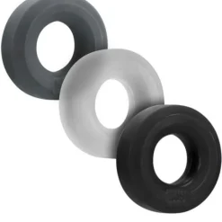 Lot 3 Cockrings élastiques Plats Hünkyjunk -Vestiaire Fetish Soldes lot 3 cockrings performance 5