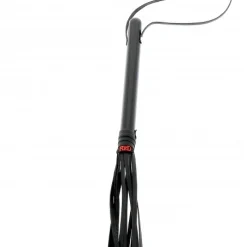 The Red Martinet Long En Cuir -Vestiaire Fetish Soldes martinet long en cuir 3